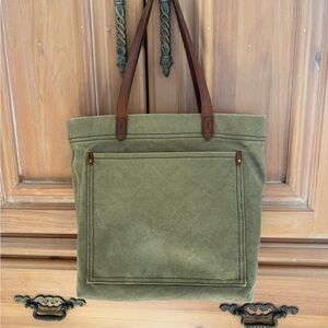 Madewell Canvas Transport Tote - Rare EUC!